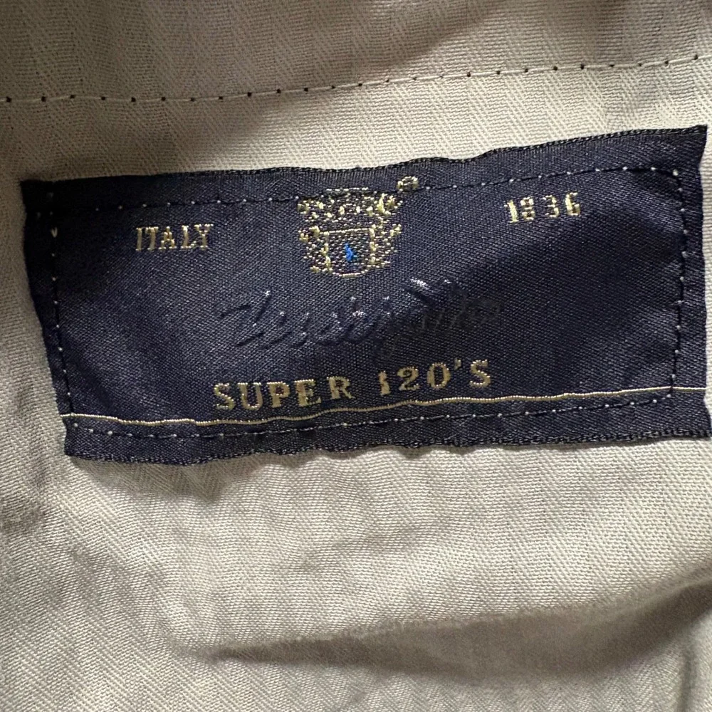 Joseph Abboud Dress Pants Mens 40x29 Navy Marzotto‎ Super 120s Wool Made in USA